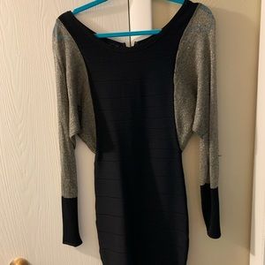 Black bebe dress
